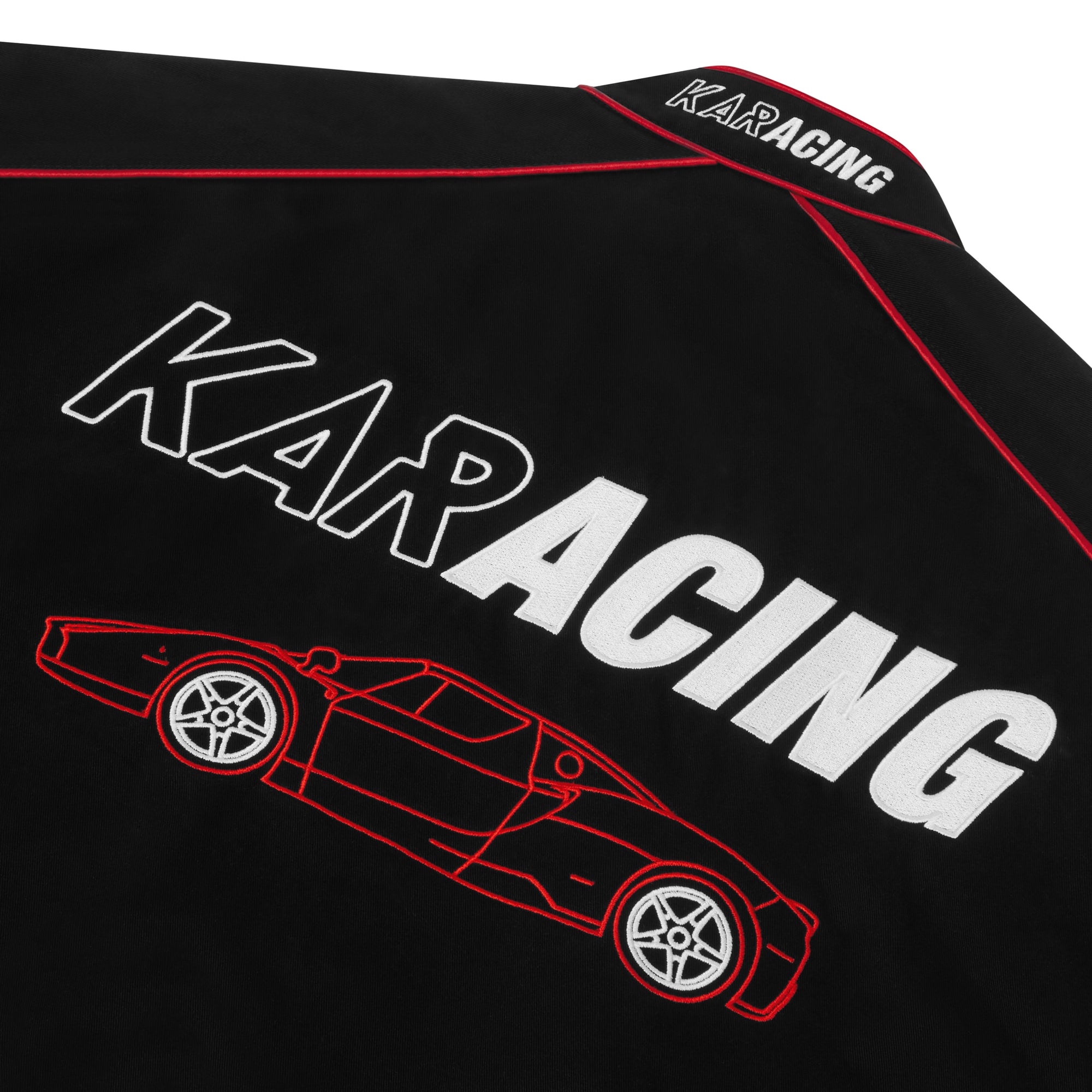 Kar L'Art De L'Automobile - Men's Enzo Karacing Driver Jacket - (Black) view 4, Click to Zoom in