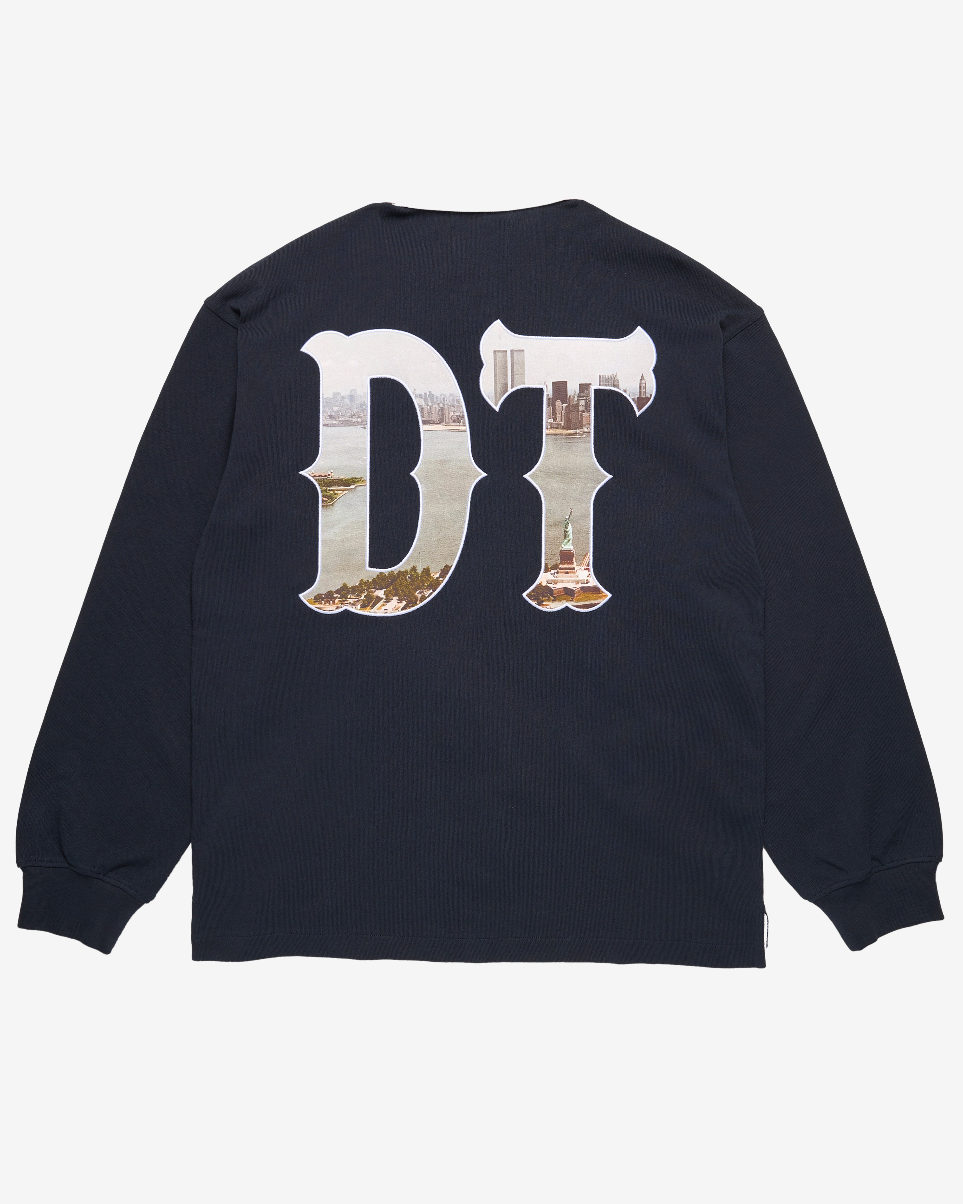 Denim Tears: Men's Lady Liberty Rugby (Navy) | DSMNY E-SHOP