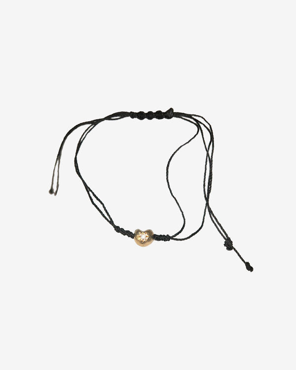 Weinan Pan - Large Fortune Cookie Bracelet - (Black)