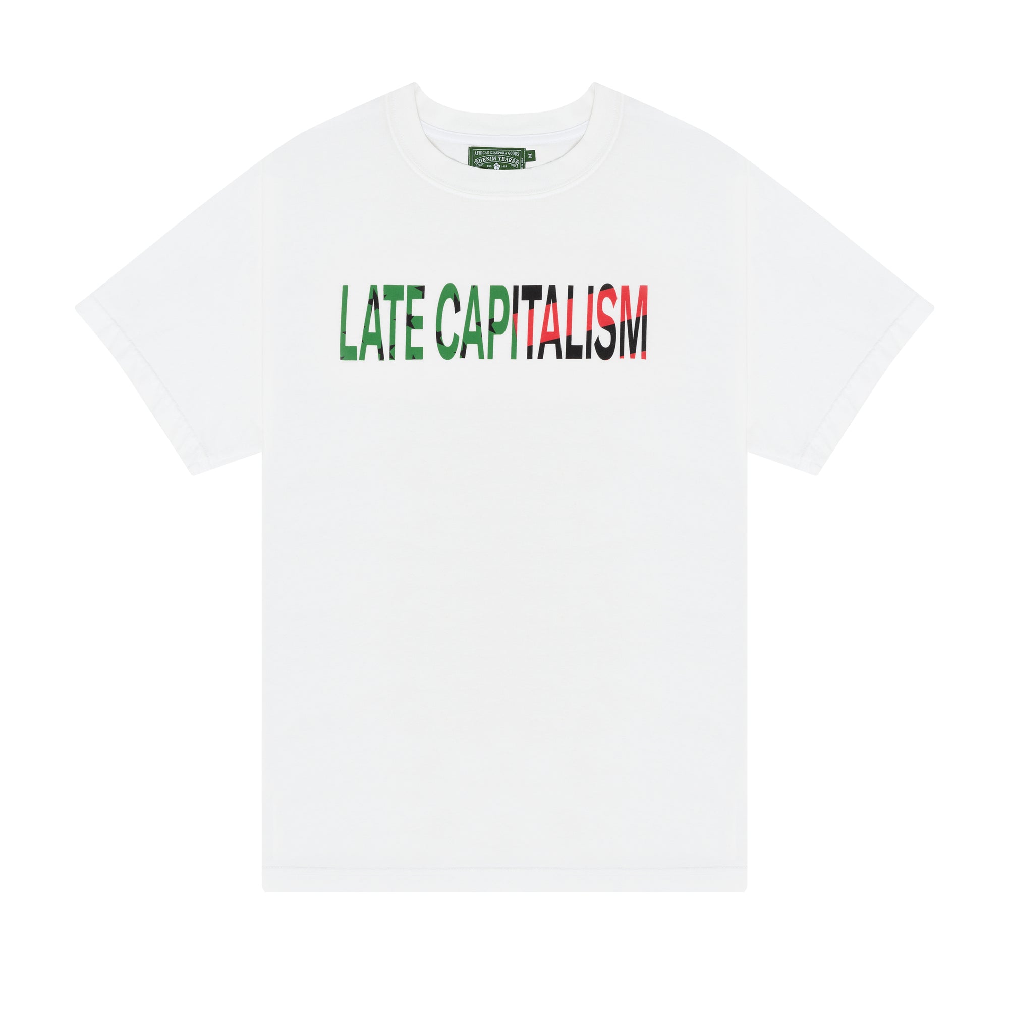 Denim Tears - Men's Late Capitalism T-Shirt - (White) view 1