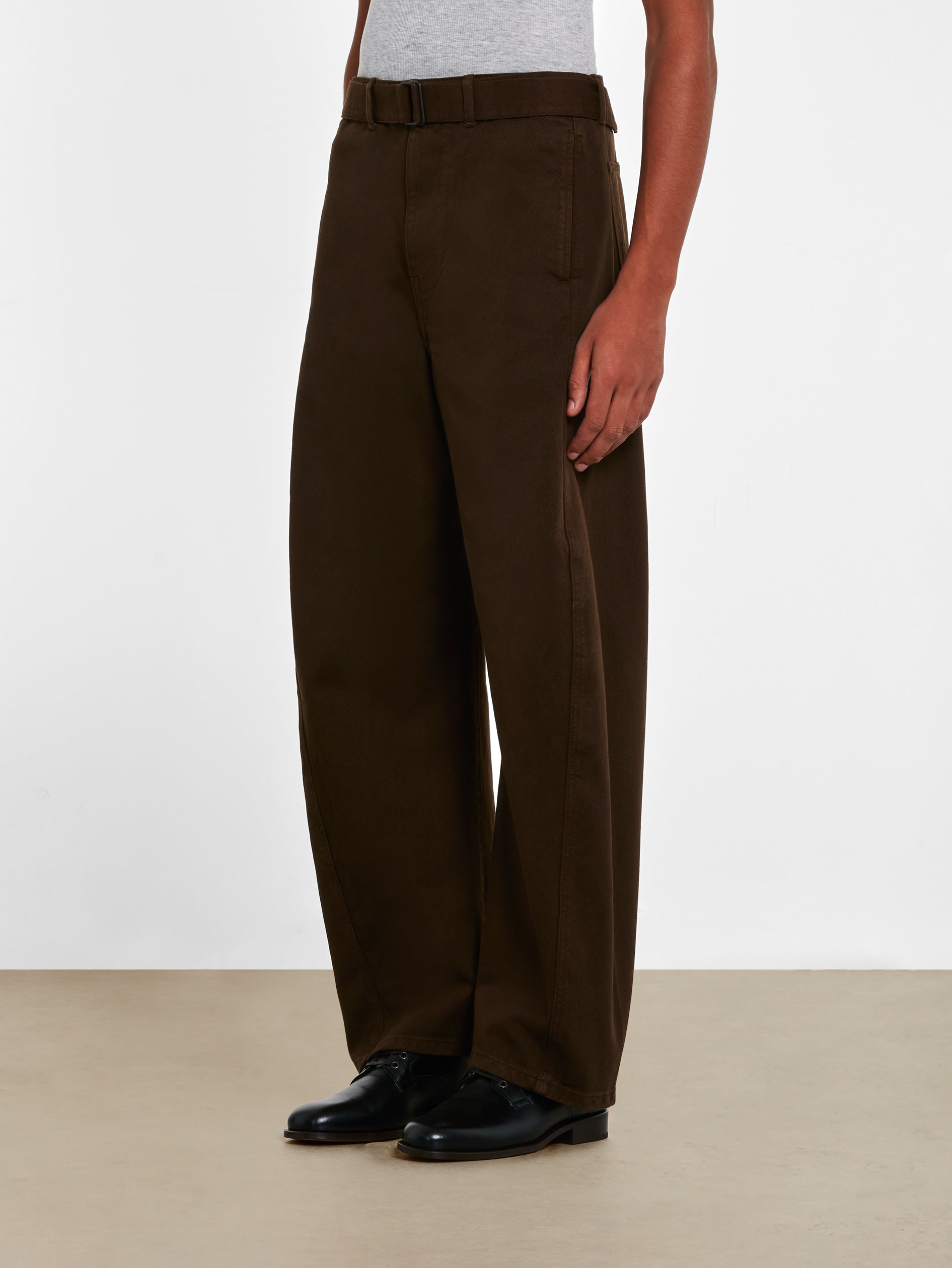 Lemaire - Men's Twisted Belted Pants - (Brown) – DSMNY E-SHOP