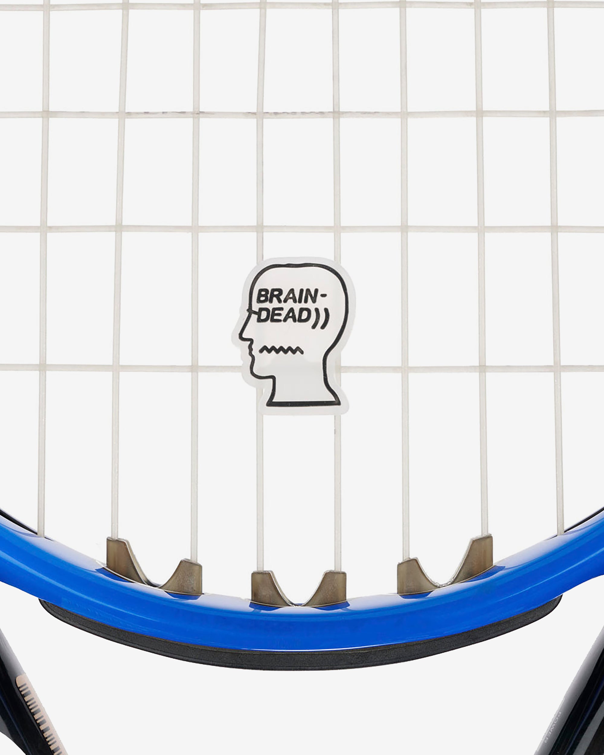 Brain Dead - Men's Logo Head Tennis Dampener - (White) view 4, Click to Zoom in