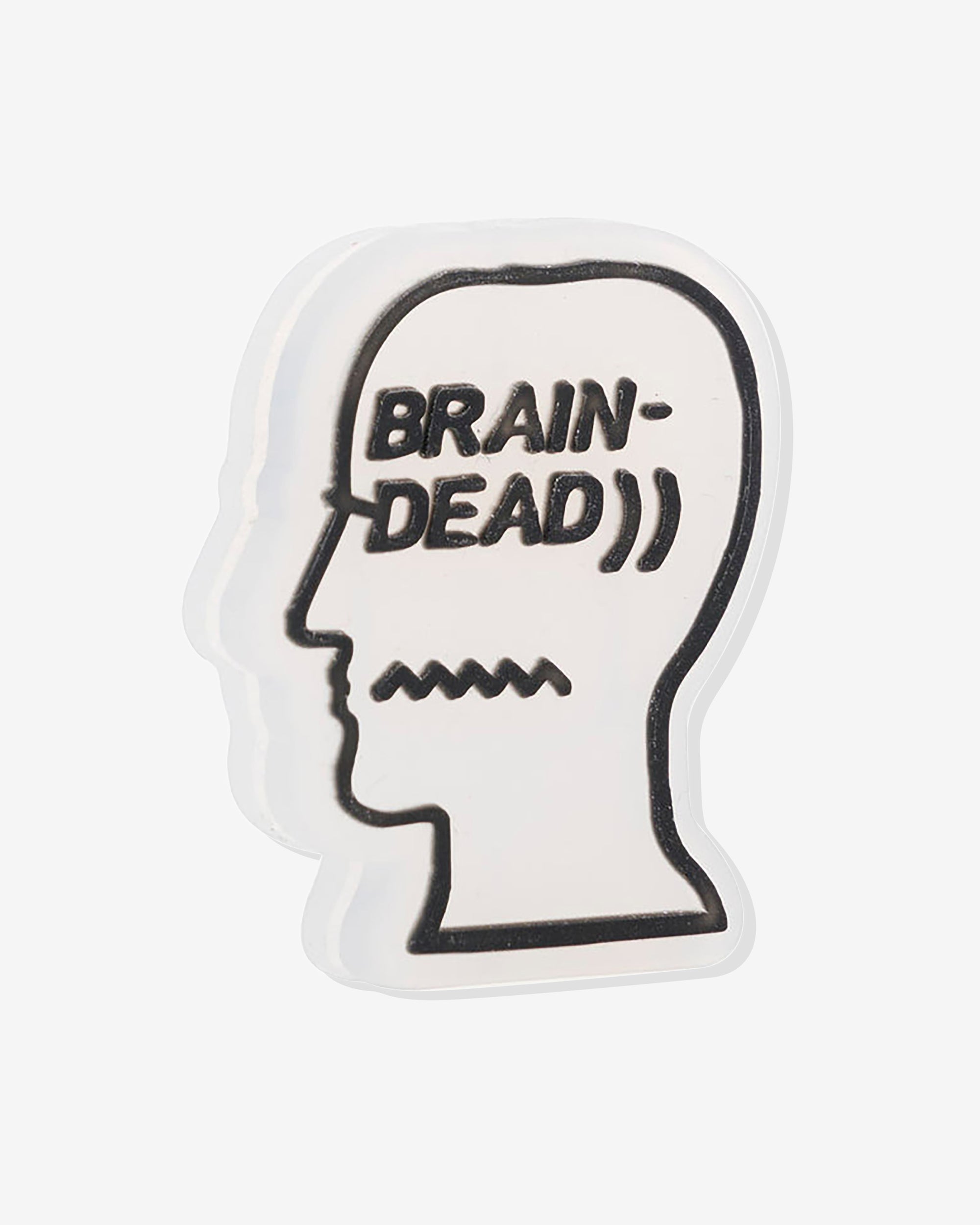 Brain Dead - Men's Logo Head Tennis Dampener - (White) view 2, Click to Zoom in