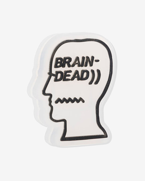 Brain Dead - Men's Logo Head Tennis Dampener - (White)