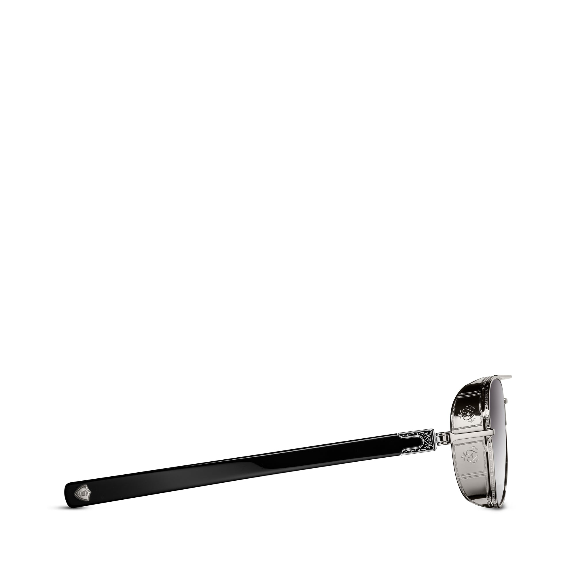 Matsuda - M3115 Grey Gradient Sunglasses - (White/Black) view 2