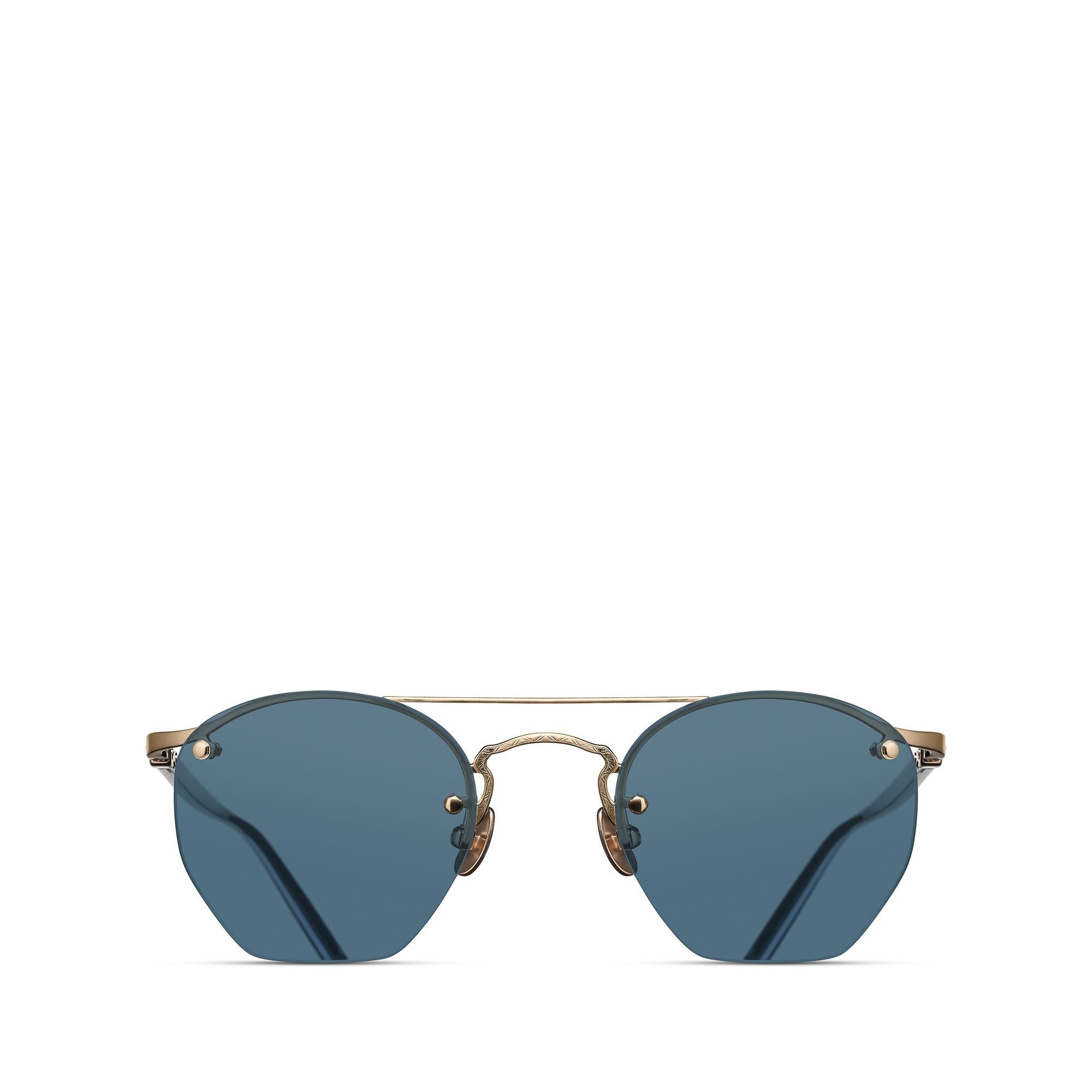 Matsuda - M3117 Blue Grey Sunglasses - (Gold) view 1