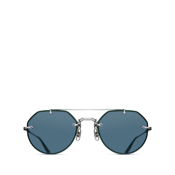 Matsuda - M3121 Blue Grey Sunglasses - (Green/Silver)