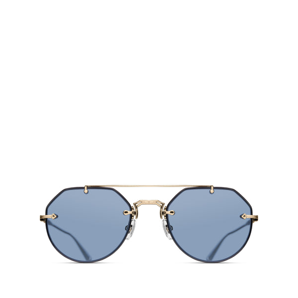 Matsuda - M3121 Cobalt Blue Sunglasses - (Black/Gold)