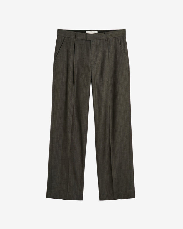 Our Legacy - Men's Slack Trouser - (Phase Stripe Motion Woolcot)