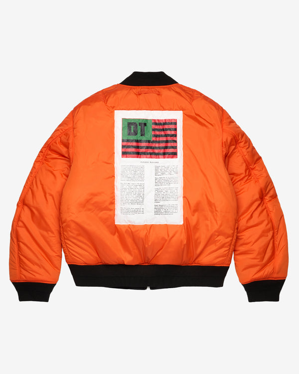 Denim Tears - Men's MA-1 Bomber Jacket - (Black)