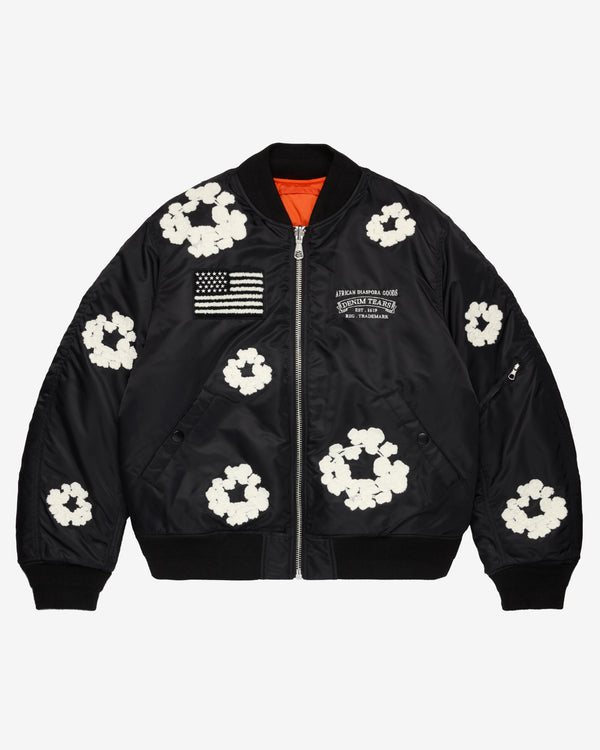 Denim Tears - Men's MA-1 Bomber Jacket - (Black)