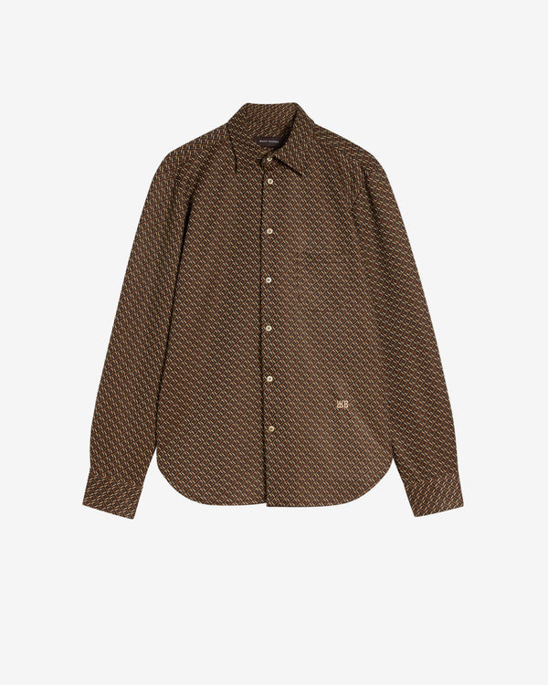 Wales Bonner - Men's Doshi Shirt - (Brown/Caramel)