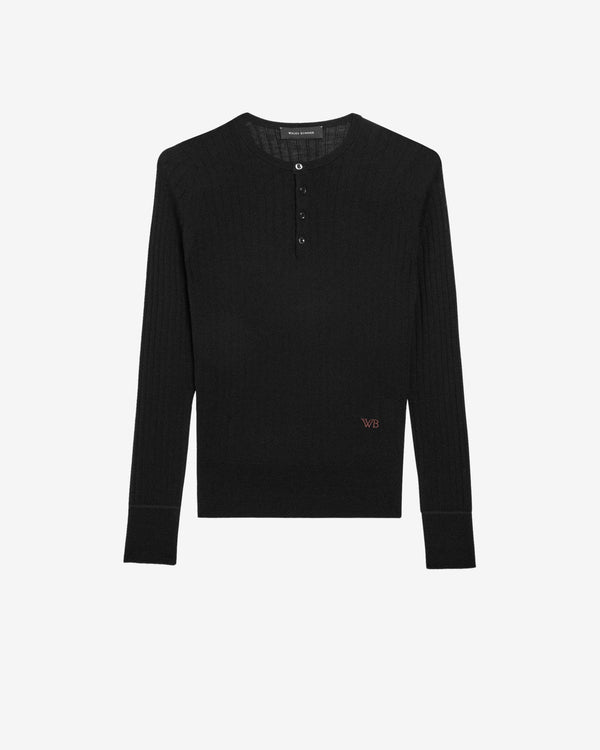 Wales Bonner - Men's Nile Henley - (Black)
