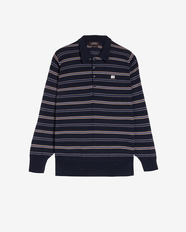 Wales Bonner - Men's John Smedley Beam Polo - (Navy)