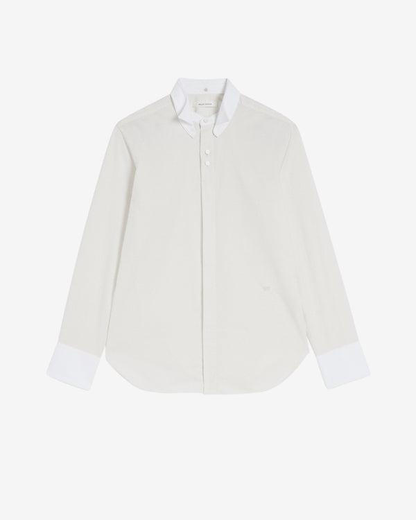 Wales Bonner - Men's Tone Dress Shirt - (Ivory/White)