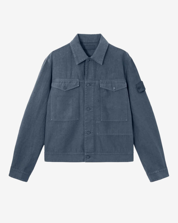 Stone Island - Men's Bonded Linen-TC_S.I. Ghost - (Slate Blue)