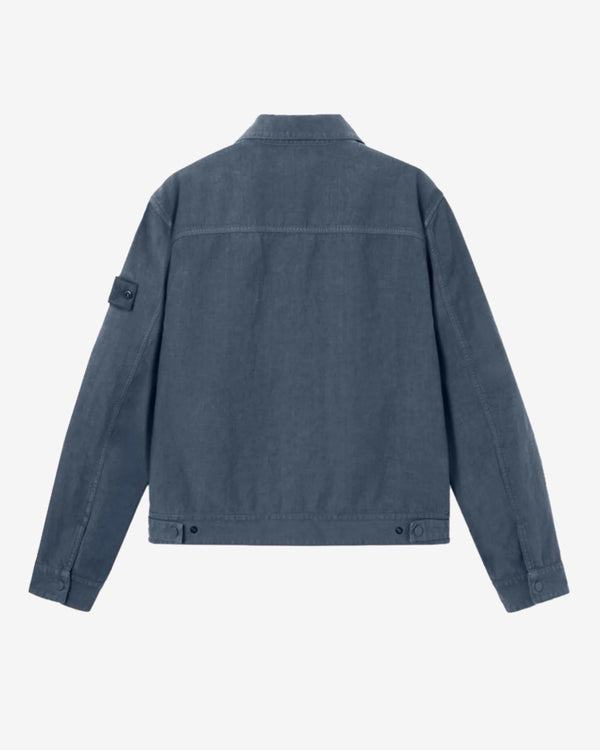 Stone Island - Men's Bonded Linen-TC_S.I. Ghost - (Slate Blue)