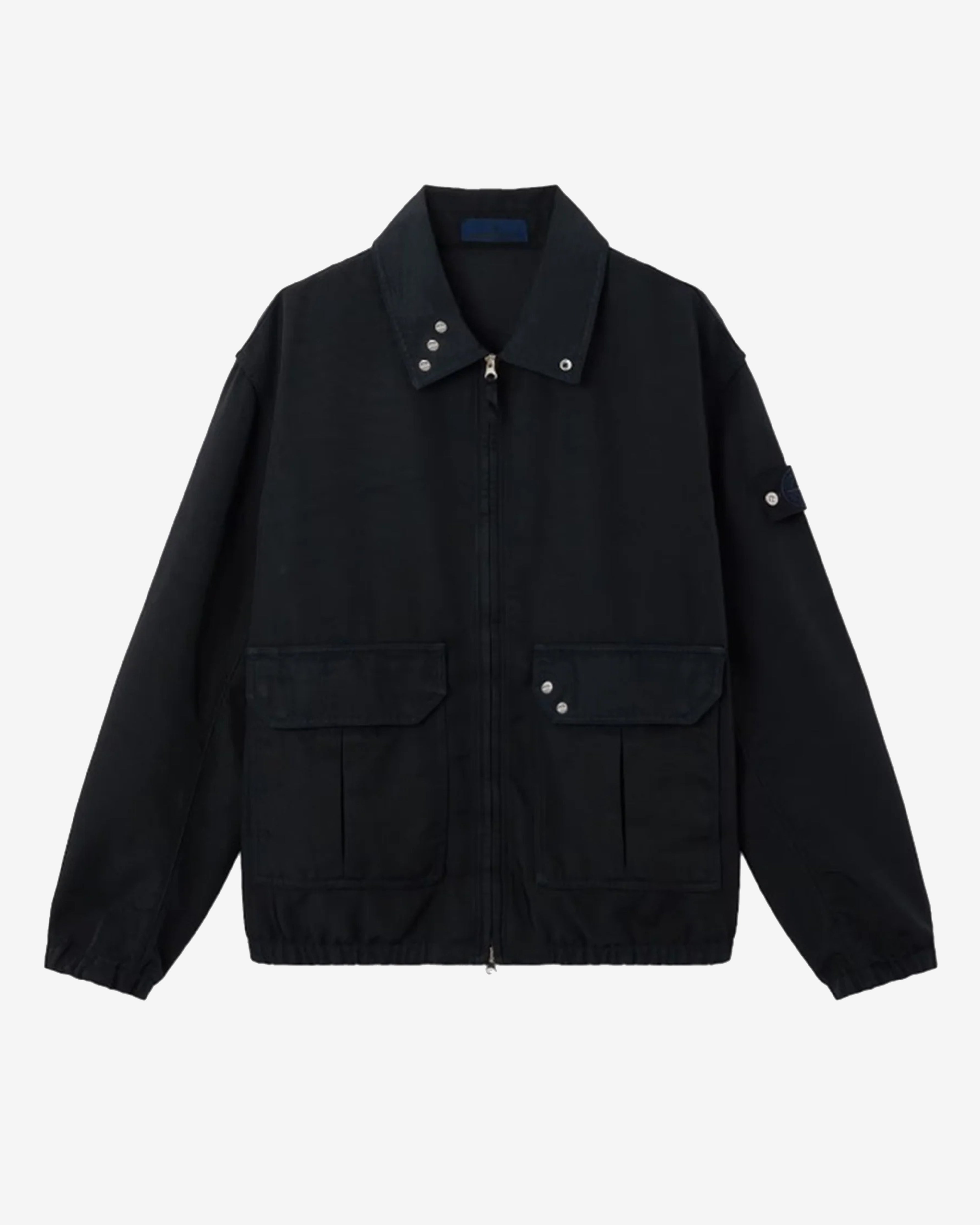 Stone Island: Men's Dense Oxford Nylon-TC (Navy Blue) | DSMNY E-SHOP