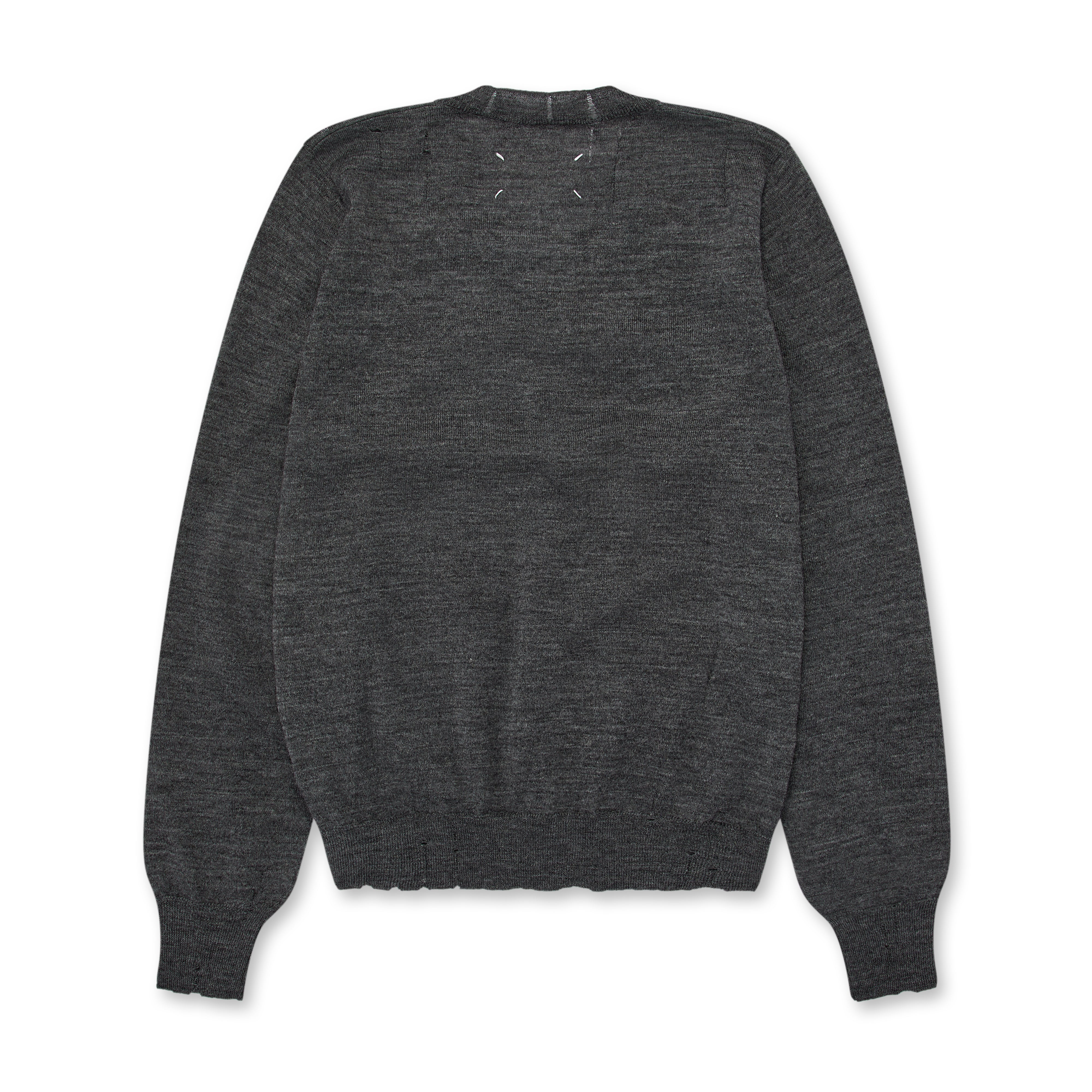 Maison Margiela - V-Neck Sweater - (Grey)