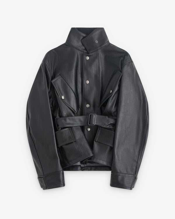 Maison Margiela - Women's Belted Jacket - (Black)