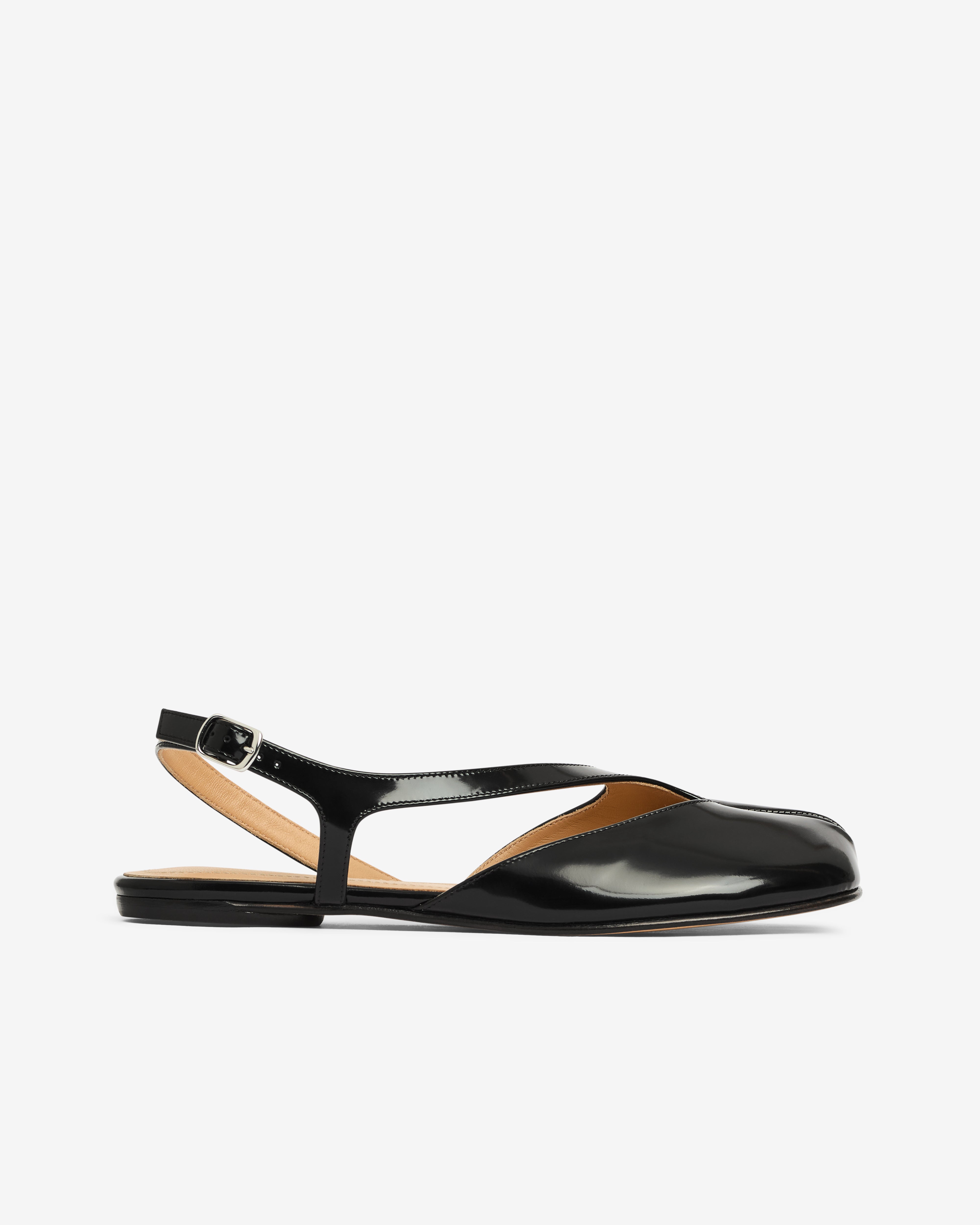 Maison Margiela: Women's Tabi Slingback Sandal (Black) | DSMNY E-SHOP