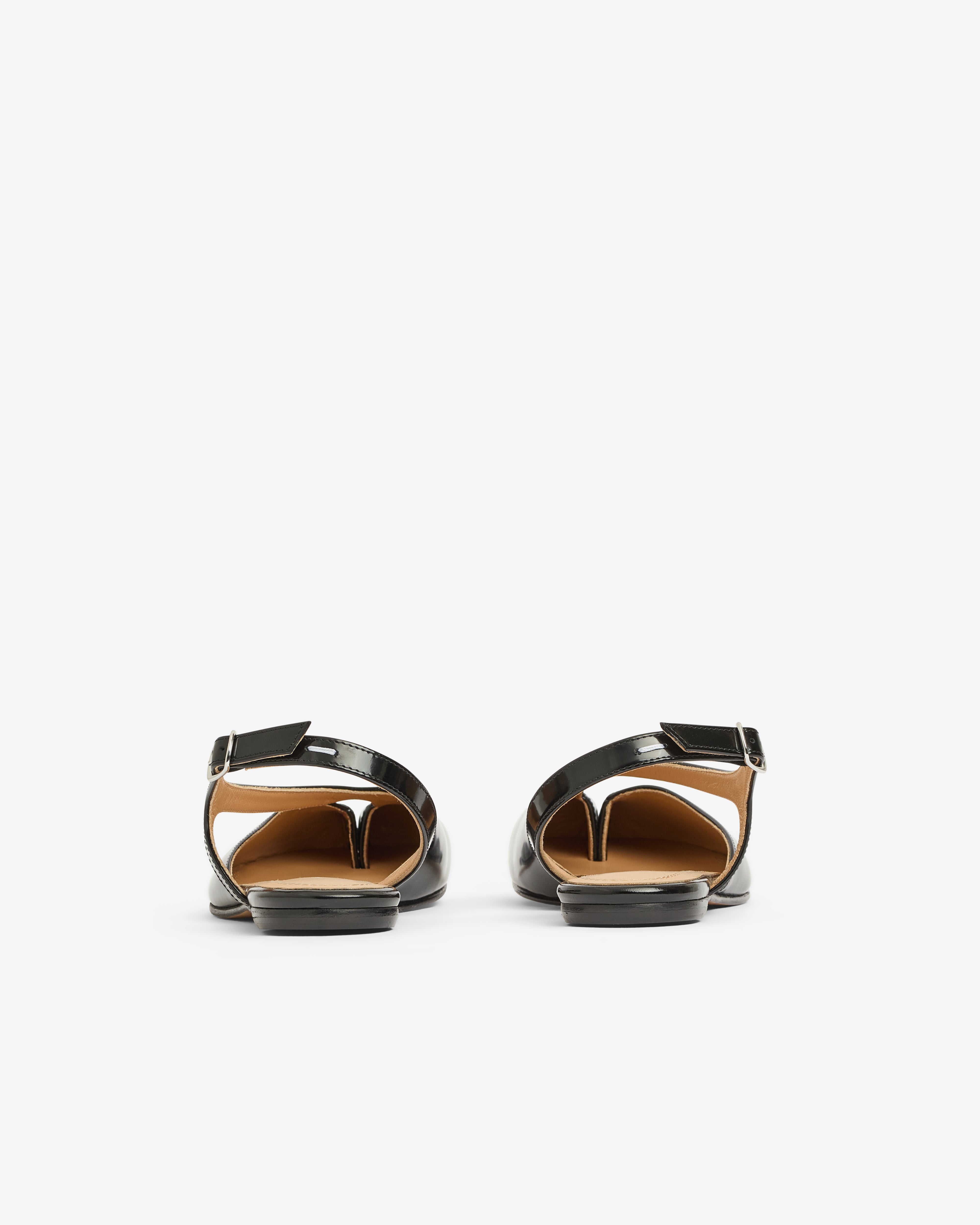 Maison Margiela: Women's Tabi Slingback Sandal (Black) | DSMNY E-SHOP