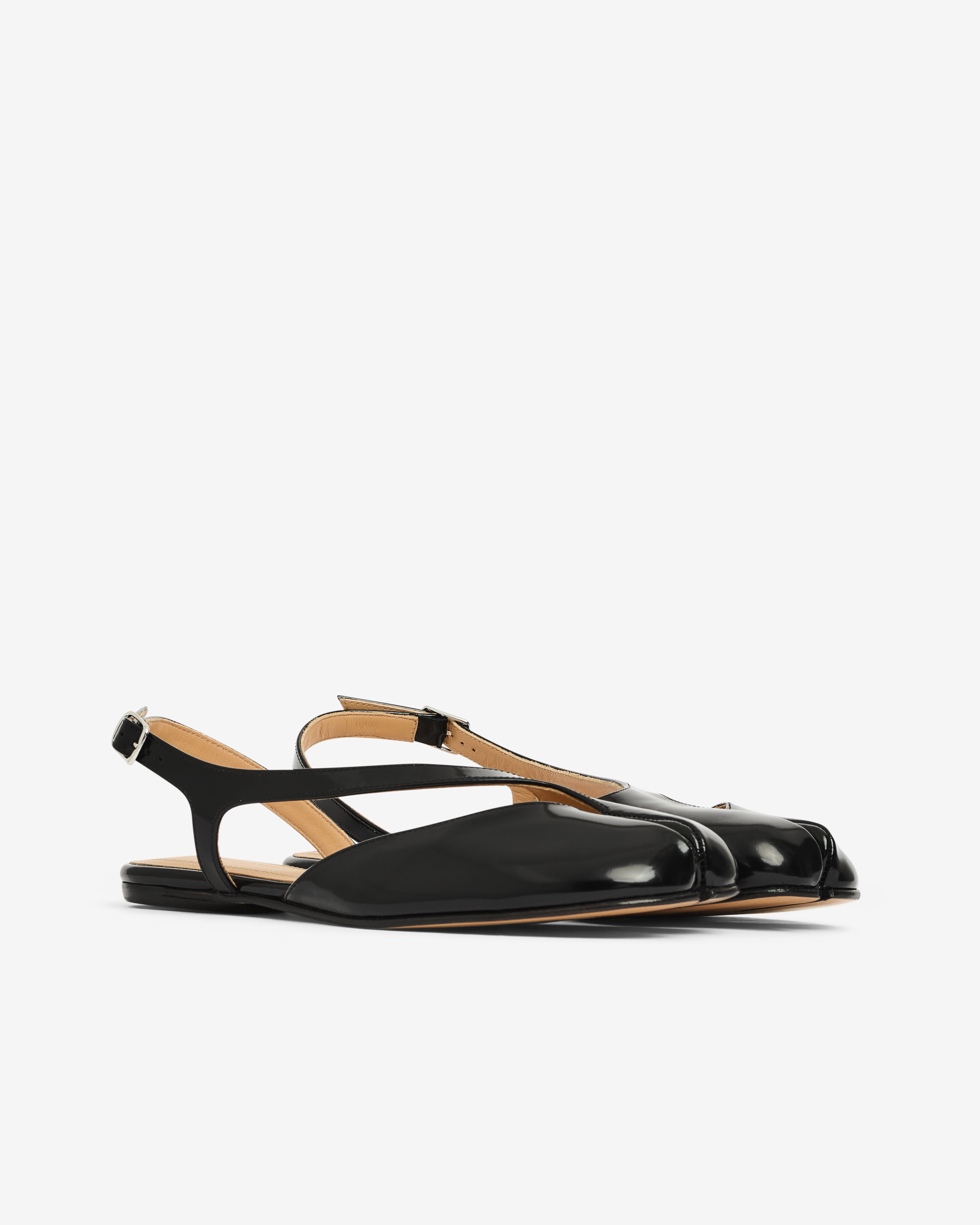Maison Margiela: Women's Tabi Slingback Sandal (Black) | DSMNY E-SHOP