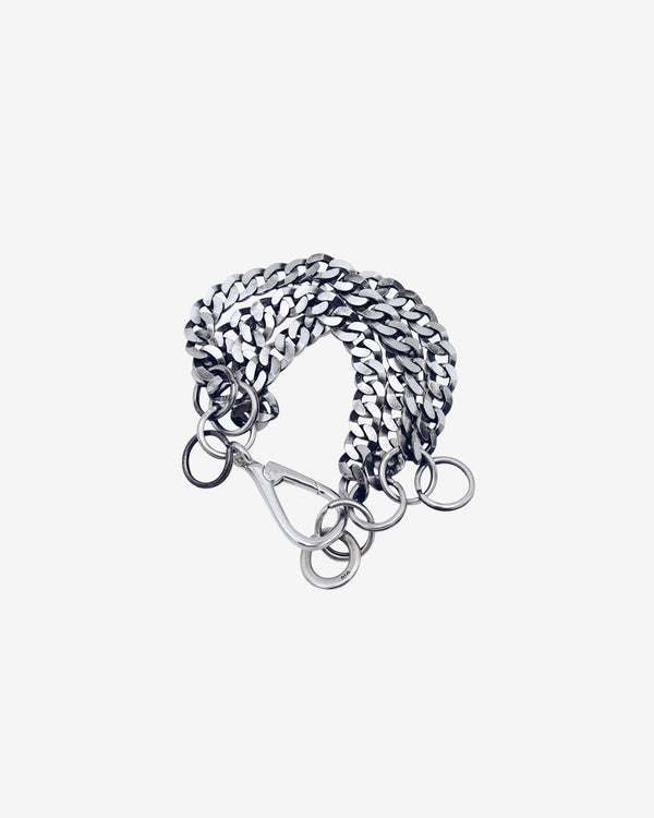 Martine Ali - Mani Stacked Cuban Bracelet - (Sterling Silver)