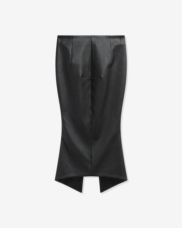 Matieres Fecales - Women's Madame H. Leather Skirt - (Black)