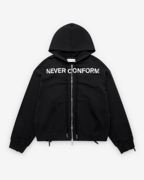 Matières Fécales - Women's Never Conform Hoodie - (Sclera Black)