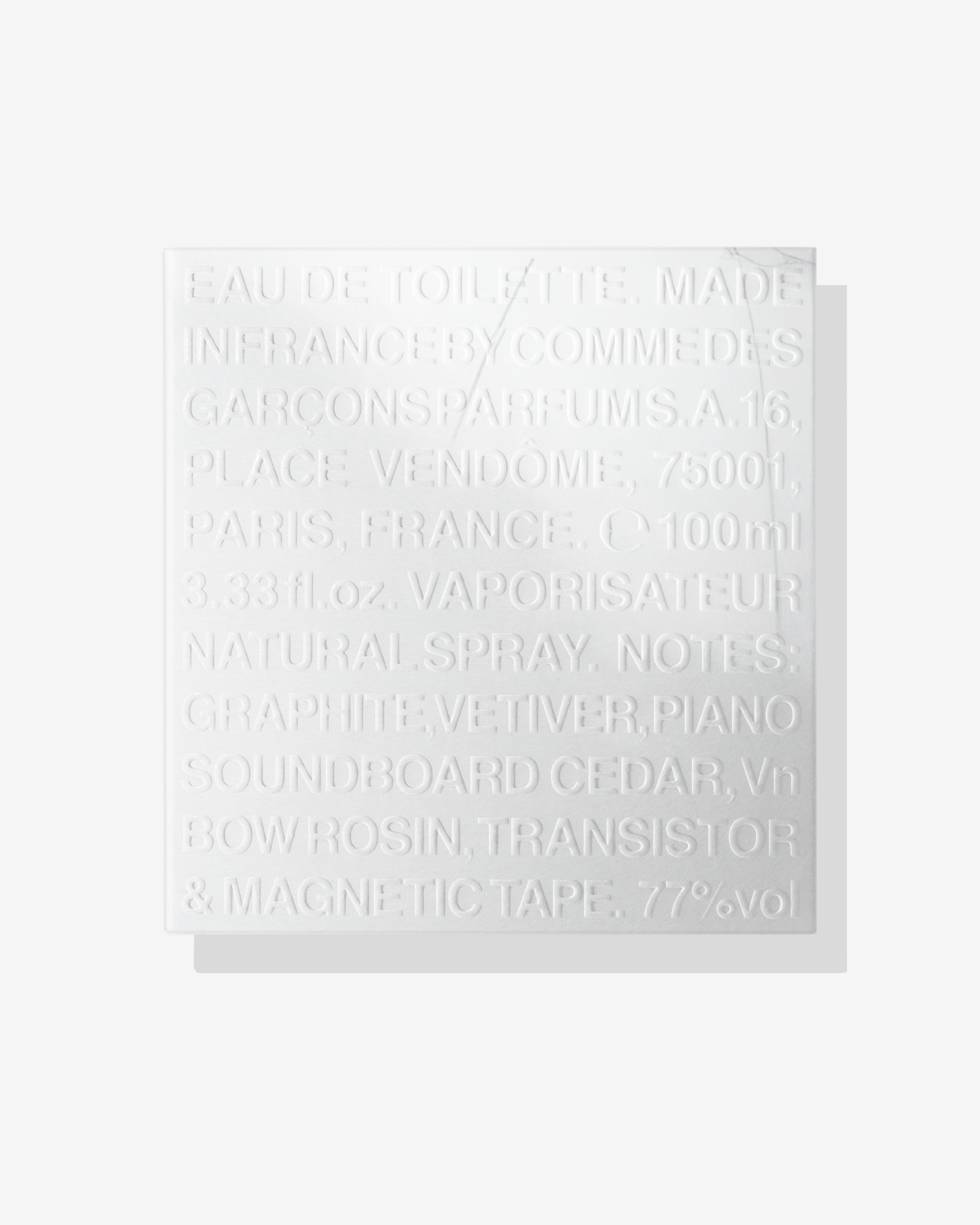 CDG Parfum: Max Richter 01 Eau de Parfum (100ml) | DSMNY E-SHOP