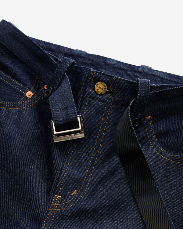 Sacai - Levi's Belted Wide Pants - (Rigid Indigo)