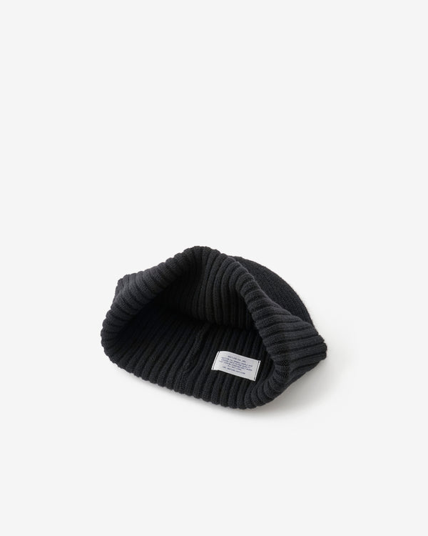 Mature Ha - Women's Long Rib Knit Cap - (Black)