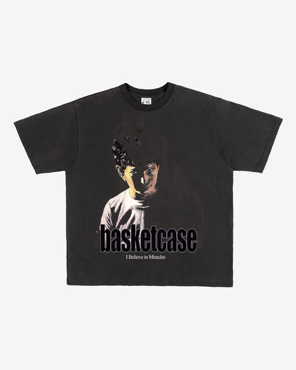 BASKETCASE - Men's Miracle Heavyweight Tee - (Vintage Black)