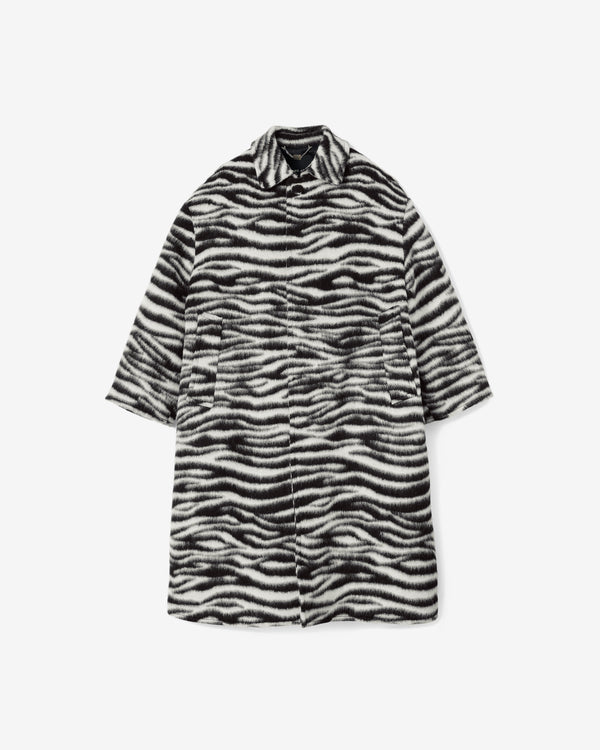 Marc Jacobs - Women's The Zebra Brushed Coat - (Black/White)