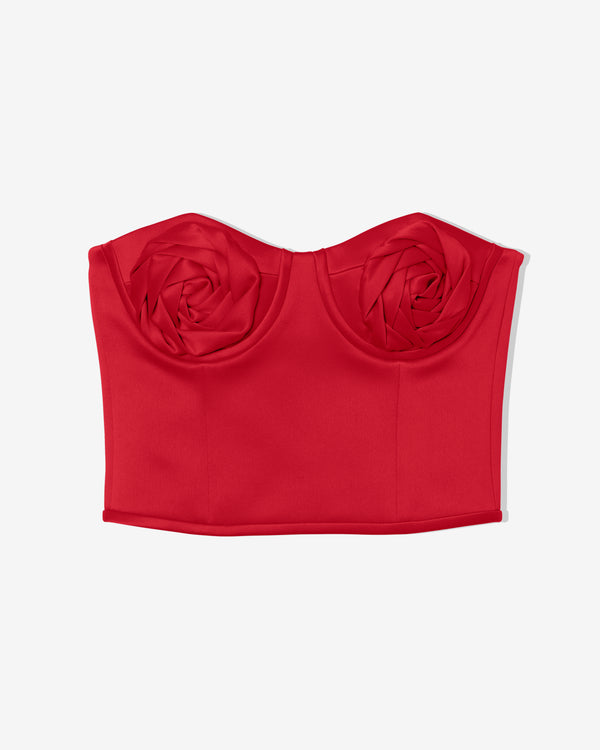 Marc Jacobs - Women's The Satin Rose Corset - (Siren)