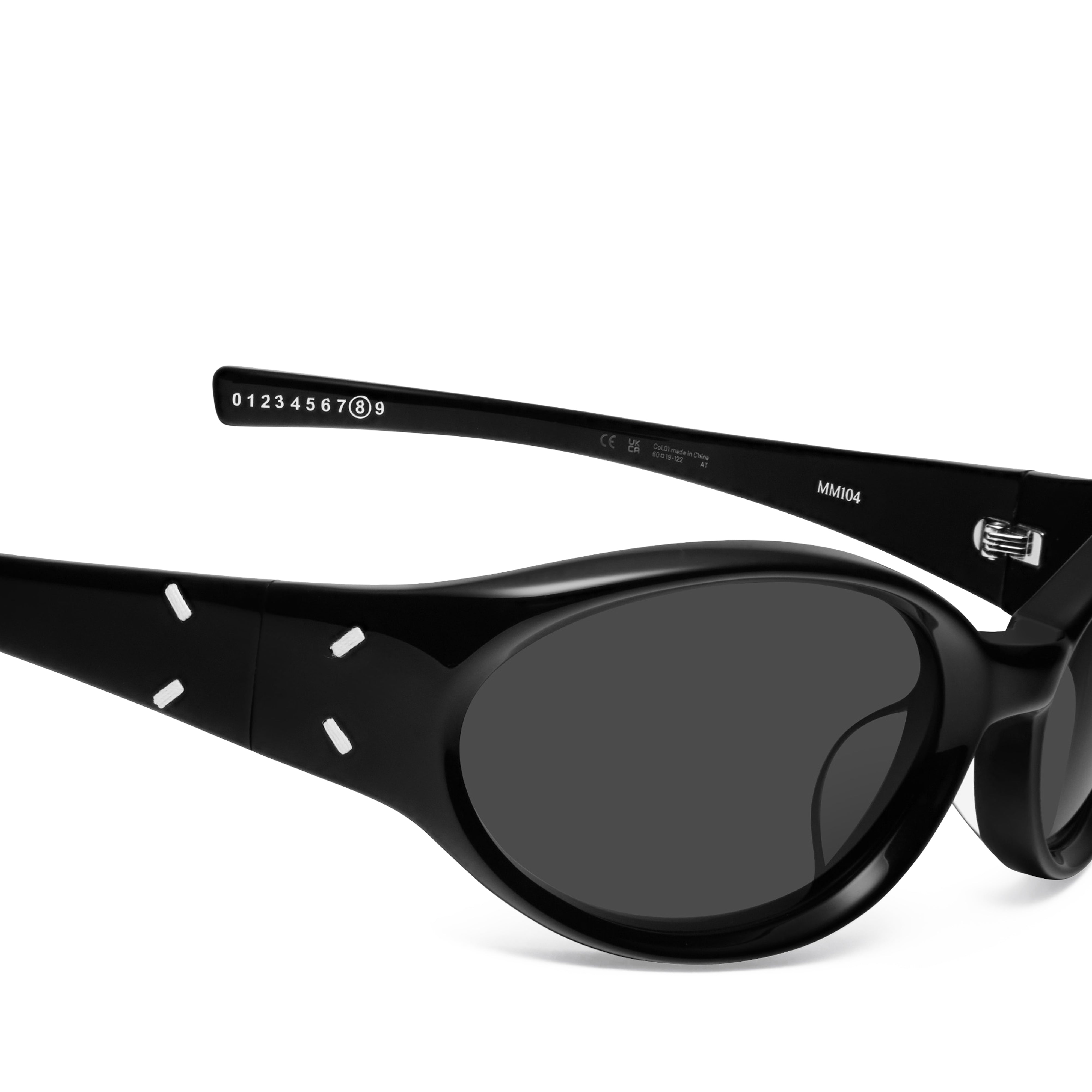 Maison Margiela x Gentle Monster: MM104-01 Sunglasses (Black 