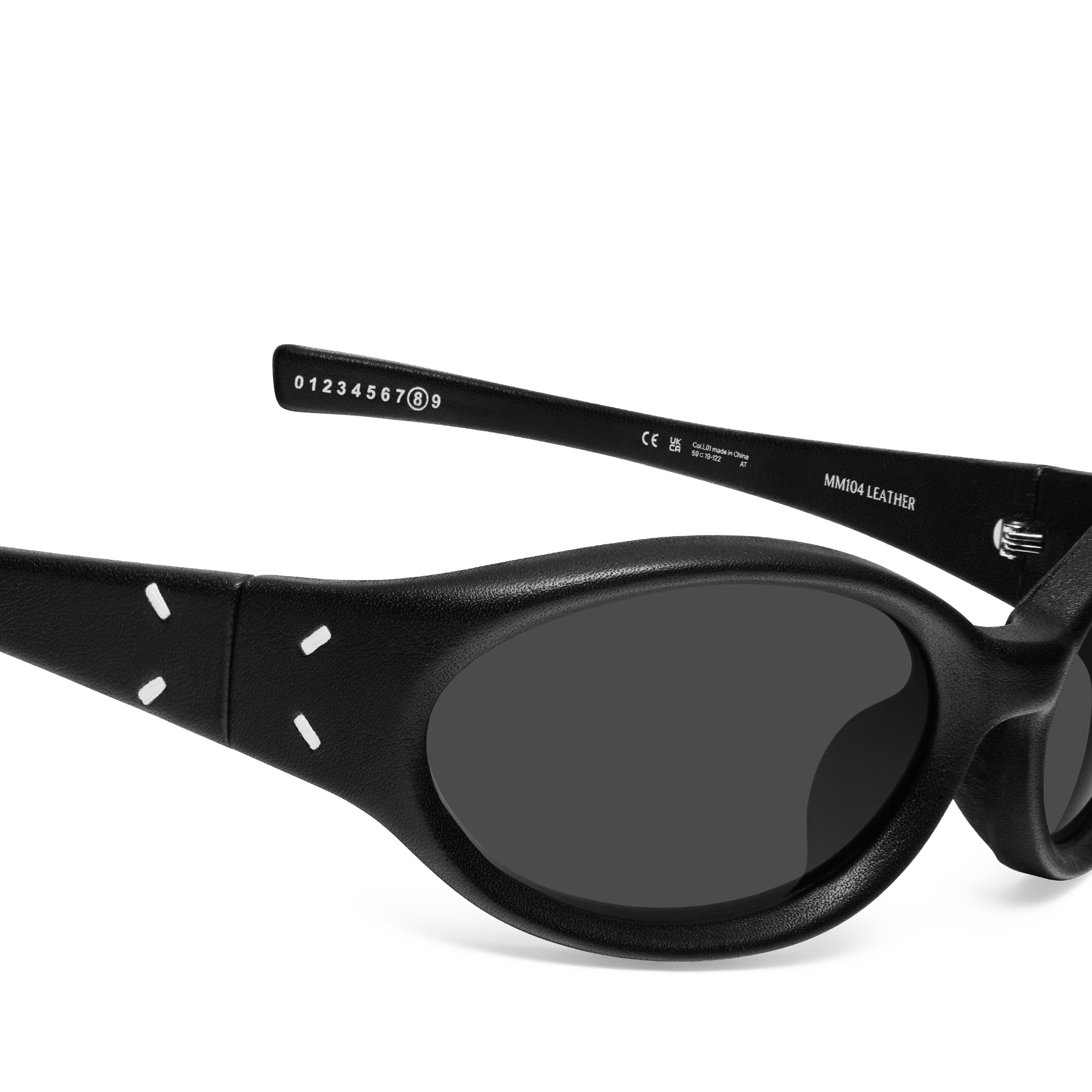 Maison Margiela x Gentle Monster - MM104 Leather L01 Sunglasses - (Black)