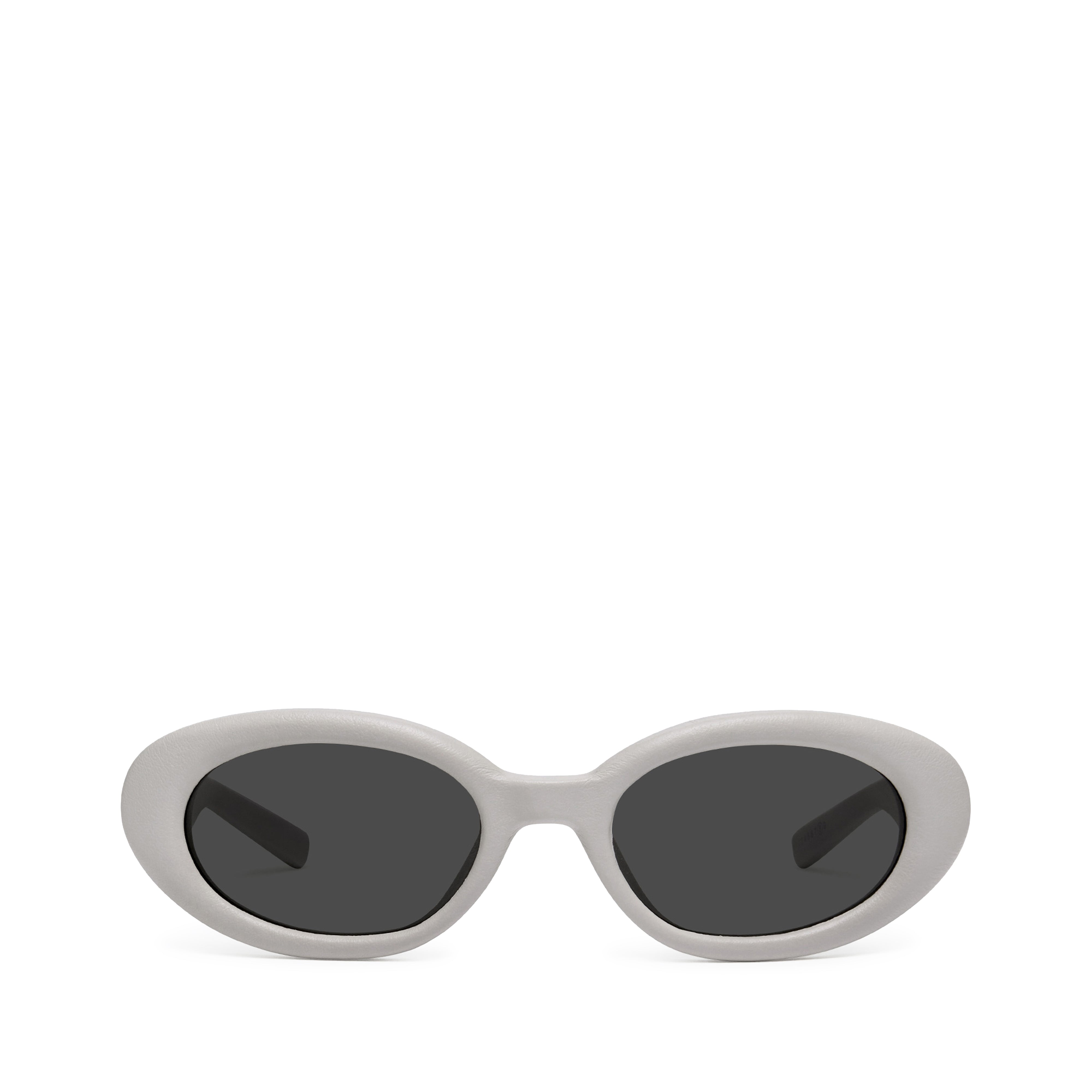Maison Margiela x Gentle Monster - MM107 Leather-LIV1 Sunglasses - (White)