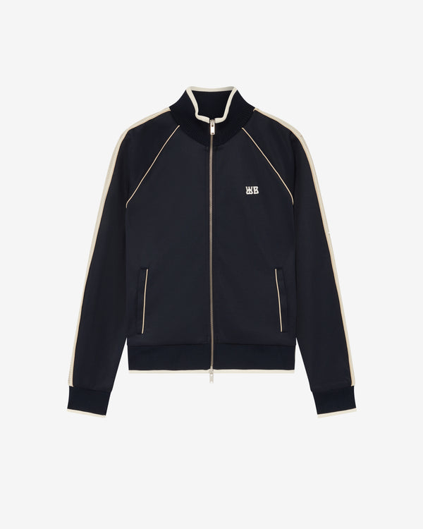 Wales Bonner - Men's Motion Track Top - (Navy/Ivory)