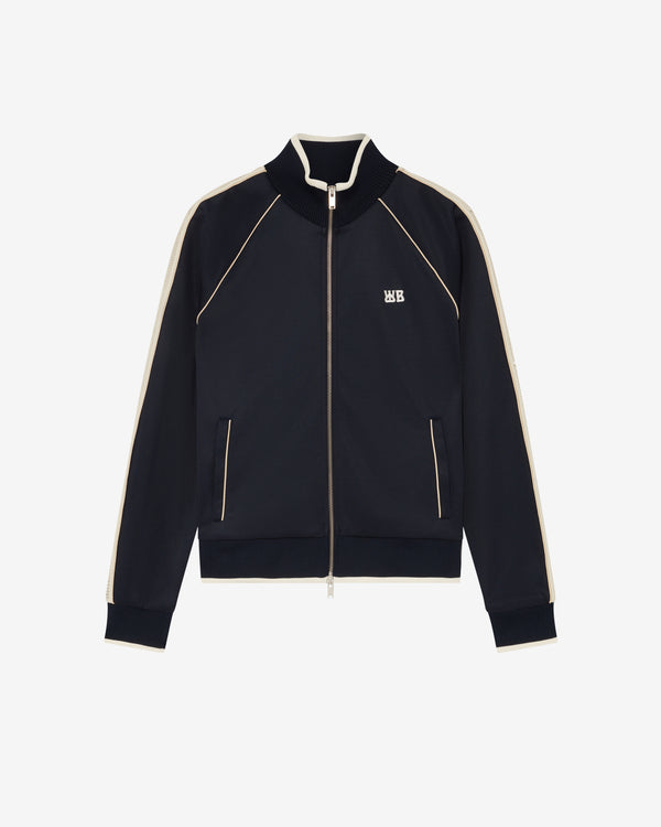 Wales Bonner - Men's Motion Track Top - (Navy/Ivory)