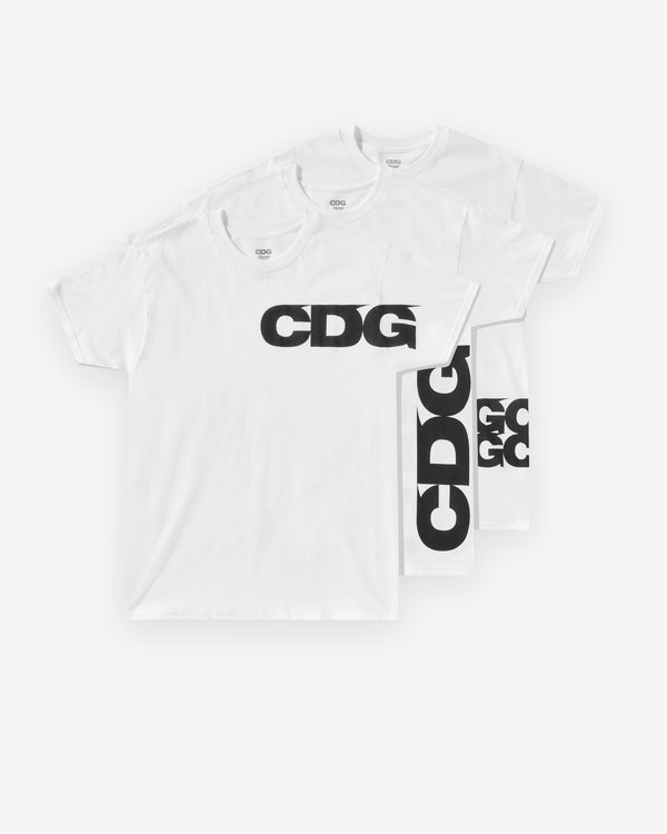 CDG - Hanes 3-Pack T-Shirt Set - (White)