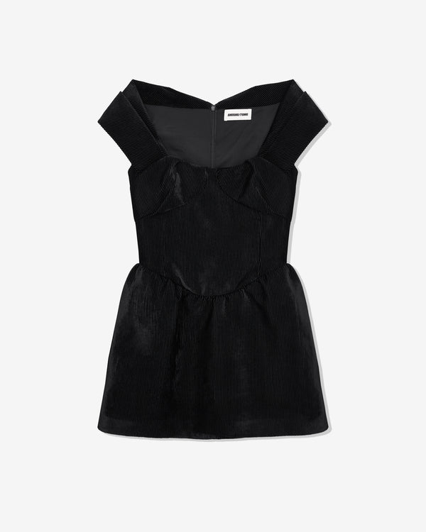 Shushu Tong - Women's Embellished Pleated Dress - (Black)