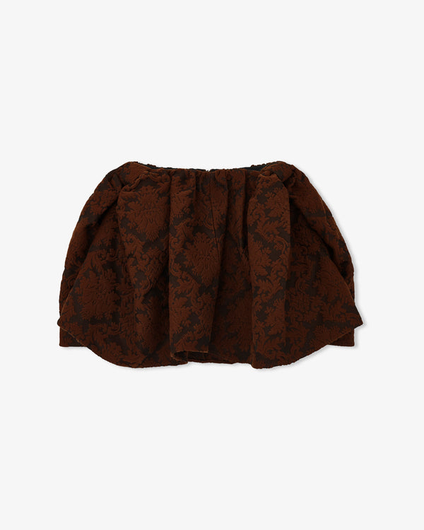 Shushu Tong - Women's Bowknots Short Skirt - (Brown)