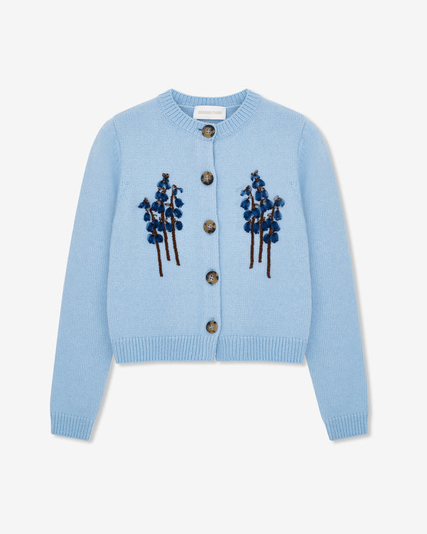 Shushu Tong - Women's Embroidered Cardigan - Blue