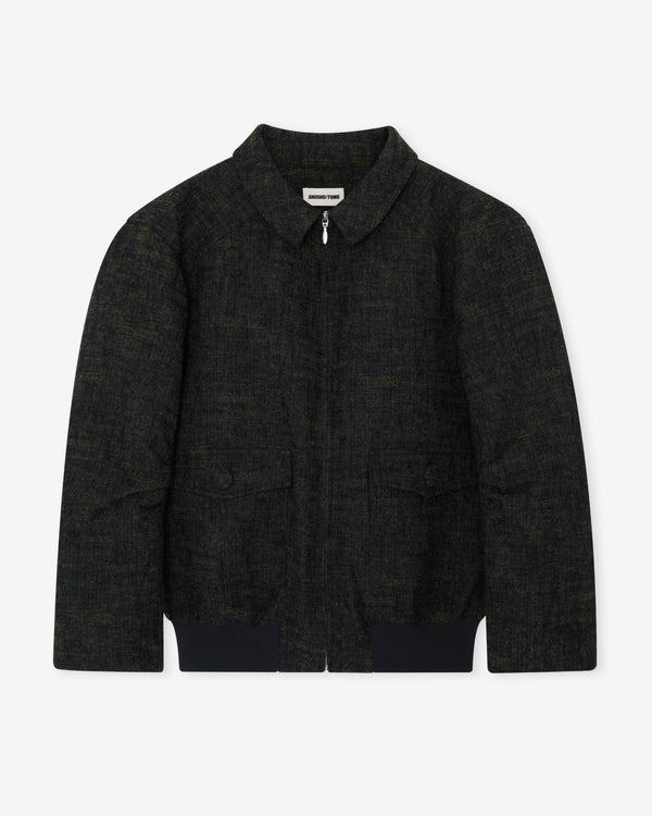 SHUSHU/TONG - Women's Long Sleeve Lapel Jacket - (Hunter Green)