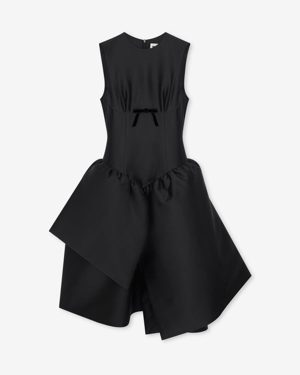 SHUSHU/TONG - Women's Smocked Panel Evening Dress - (Black)