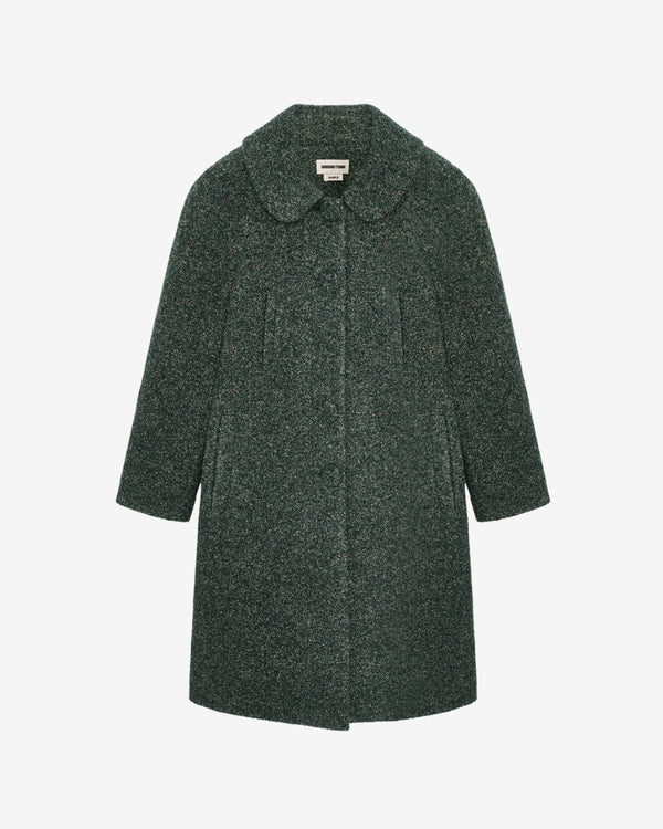 ShuShu/Tong - Women's Oversized Long Coat - (Sage)
