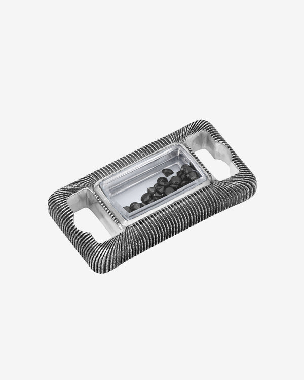 Moritz Glik - Men's Shoelace Charm - (Black Diamond/Sterling Silver)