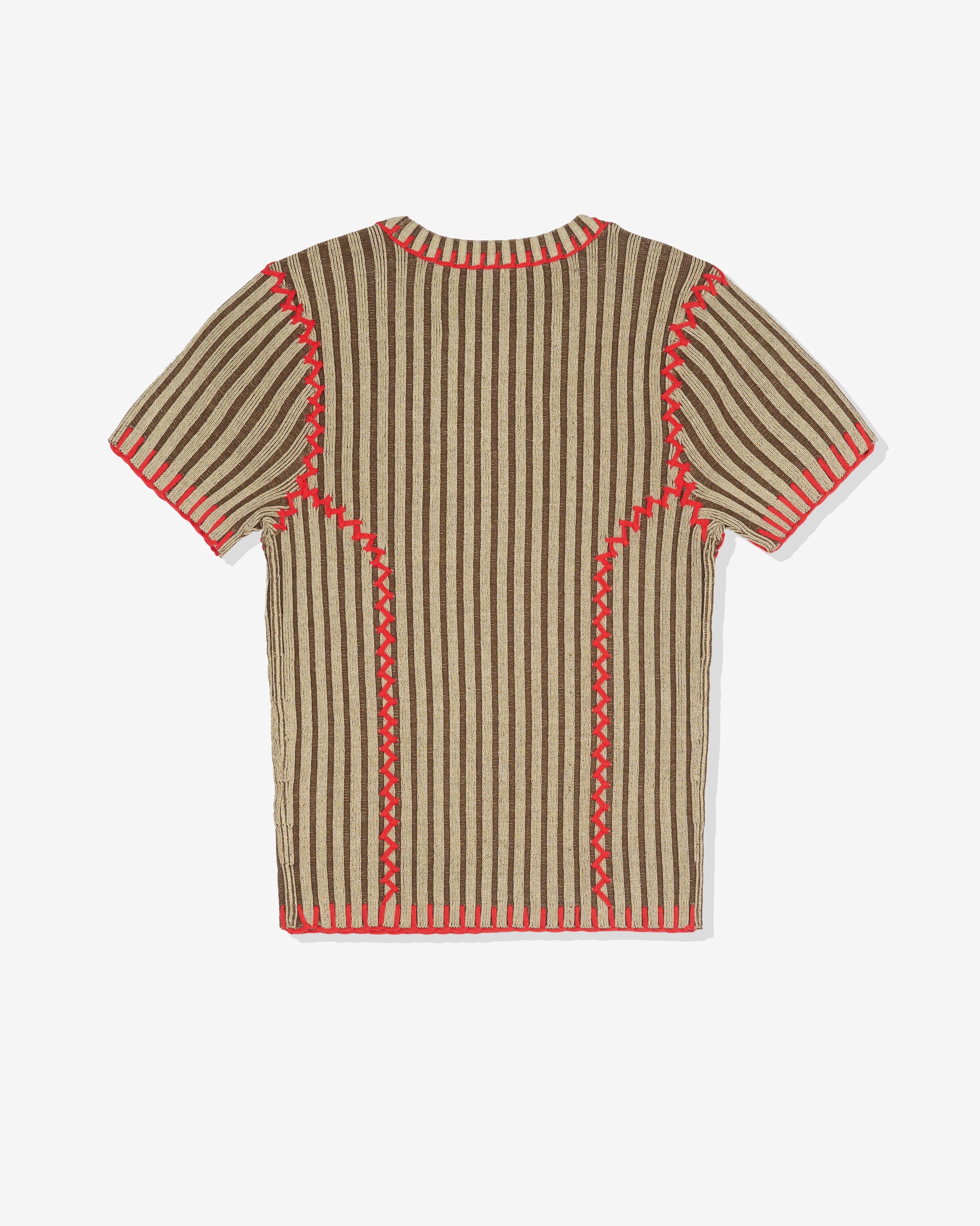 Brain Dead - Women's Mariel Sport Knit Top - (Sand) view 2, Click to Zoom in